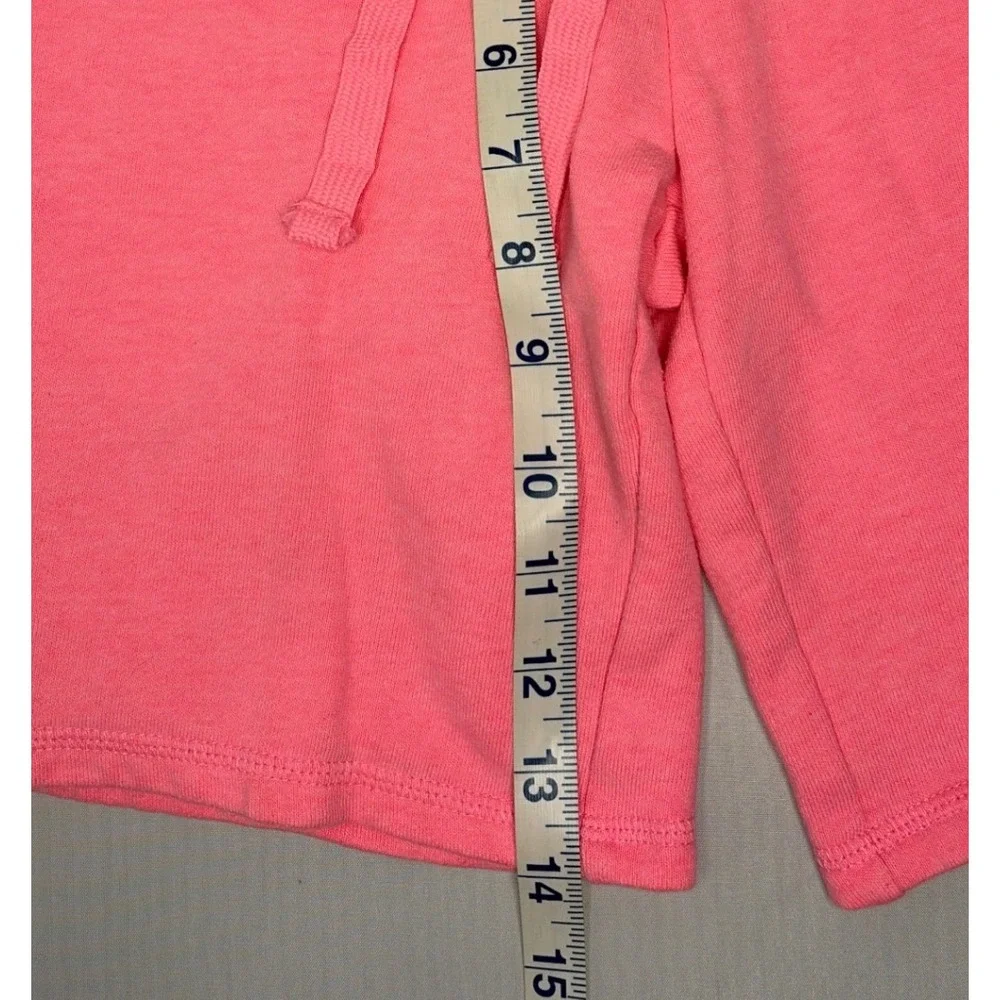 Justice Girls Pink French Terry Active Shorts Size 10 Drawstring Heart Logo